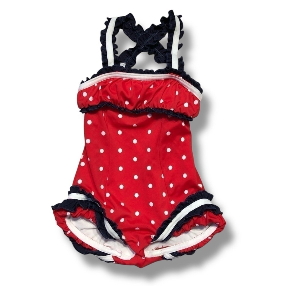 CHICHANELLA Bella 18 mo 50’s Vintage Vibe Swimsuit Retro Vacation Travel Beach